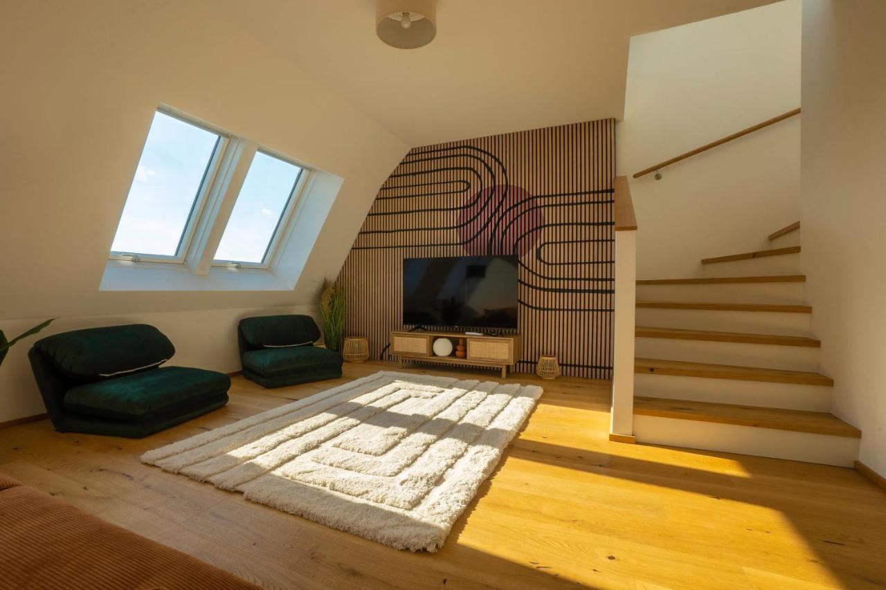 Orestaliving - Penthouse In 2Nd District With View Vídeň Exteriér fotografie