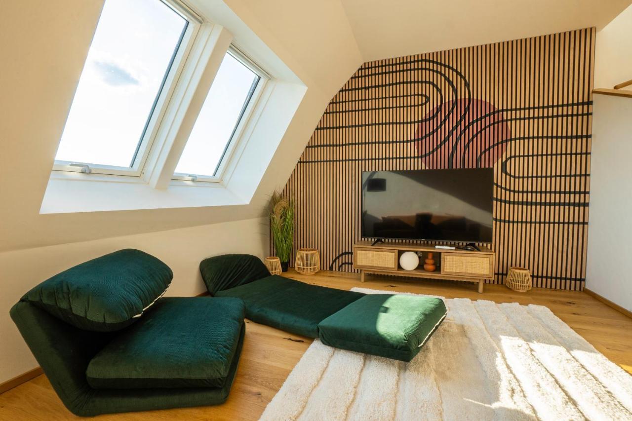 Orestaliving - Penthouse In 2Nd District With View Vídeň Exteriér fotografie