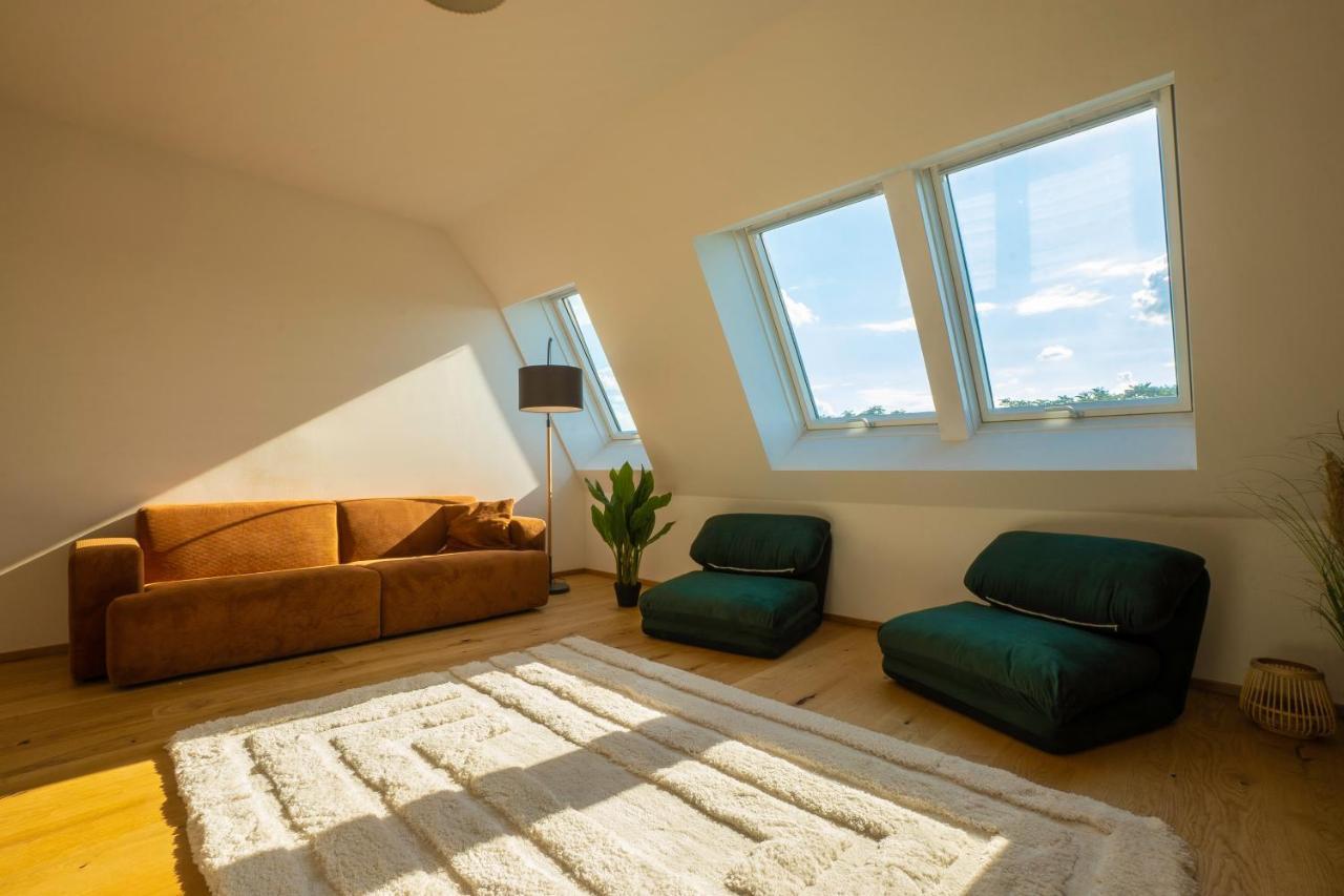Orestaliving - Penthouse In 2Nd District With View Vídeň Exteriér fotografie